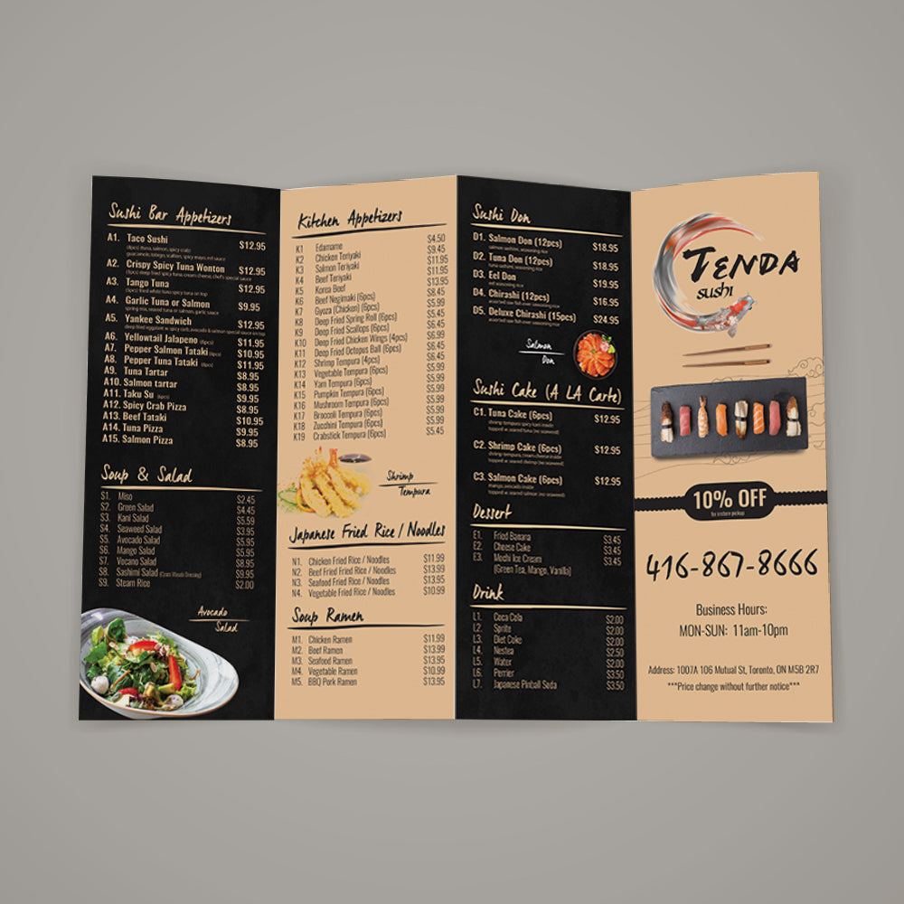 Tabloid Size Brochures(11" X 17")